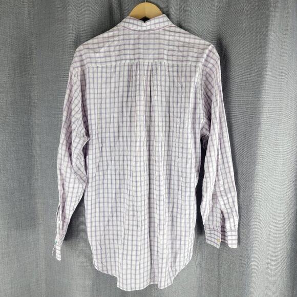 Vineyard Vines Whale Shirt Long Sleeve Button Up Check Pattern Size M - Picture 5 of 5